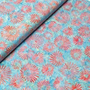 RED BLUE - Carmine - Batikstoff aus Indonesien